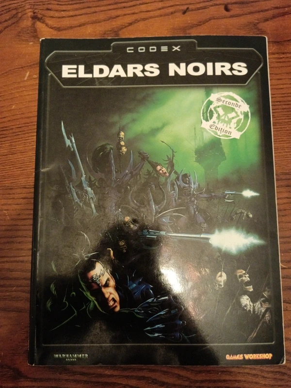 Codex eldars noirs 2002 warhammer 40k games workshop