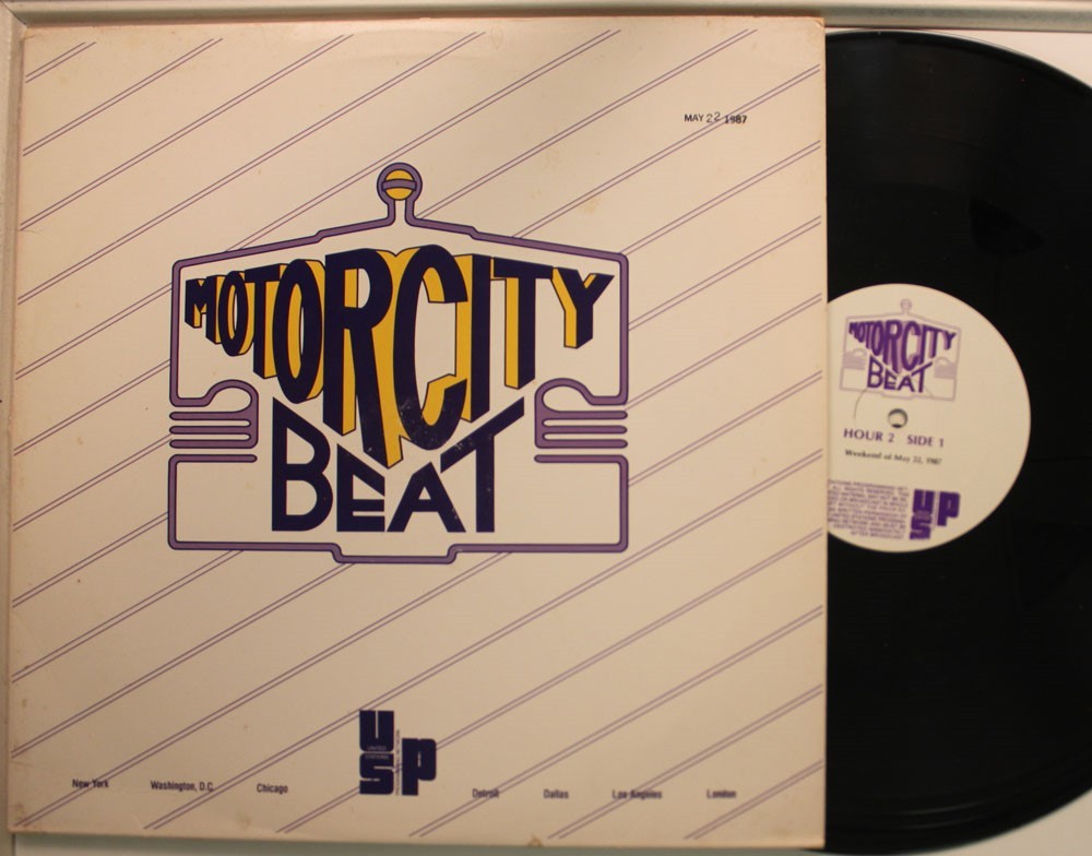 Motorcity Beat LP Vinile 3-Dischi 12" 33 RPM Radio Program 5/22/1987 USPN VG+