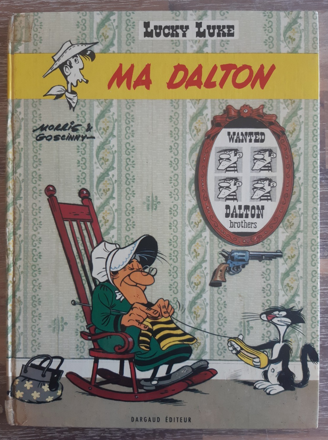 BD Ancienne Lucky Luke Ma Dalton - Réimpression 1972 DARGAUD - EN L'ETAT