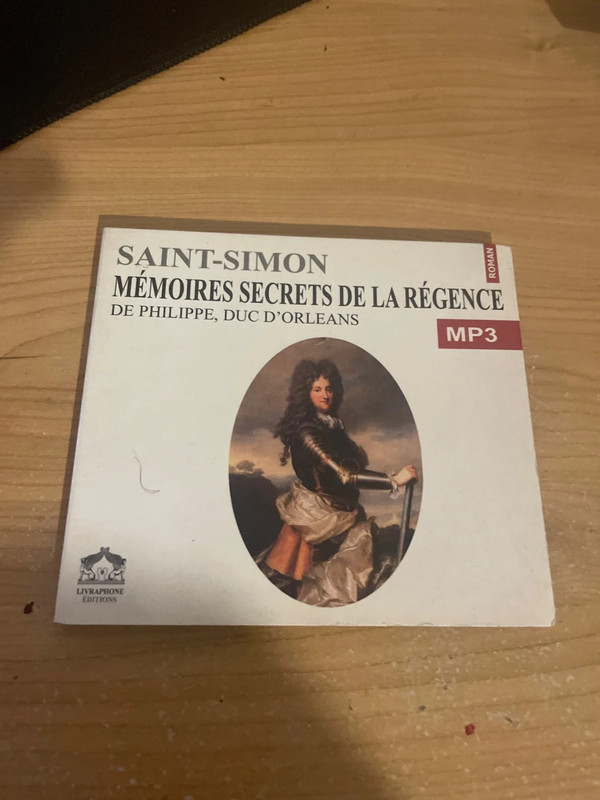 Saint Simon Mémoire secret de la régence