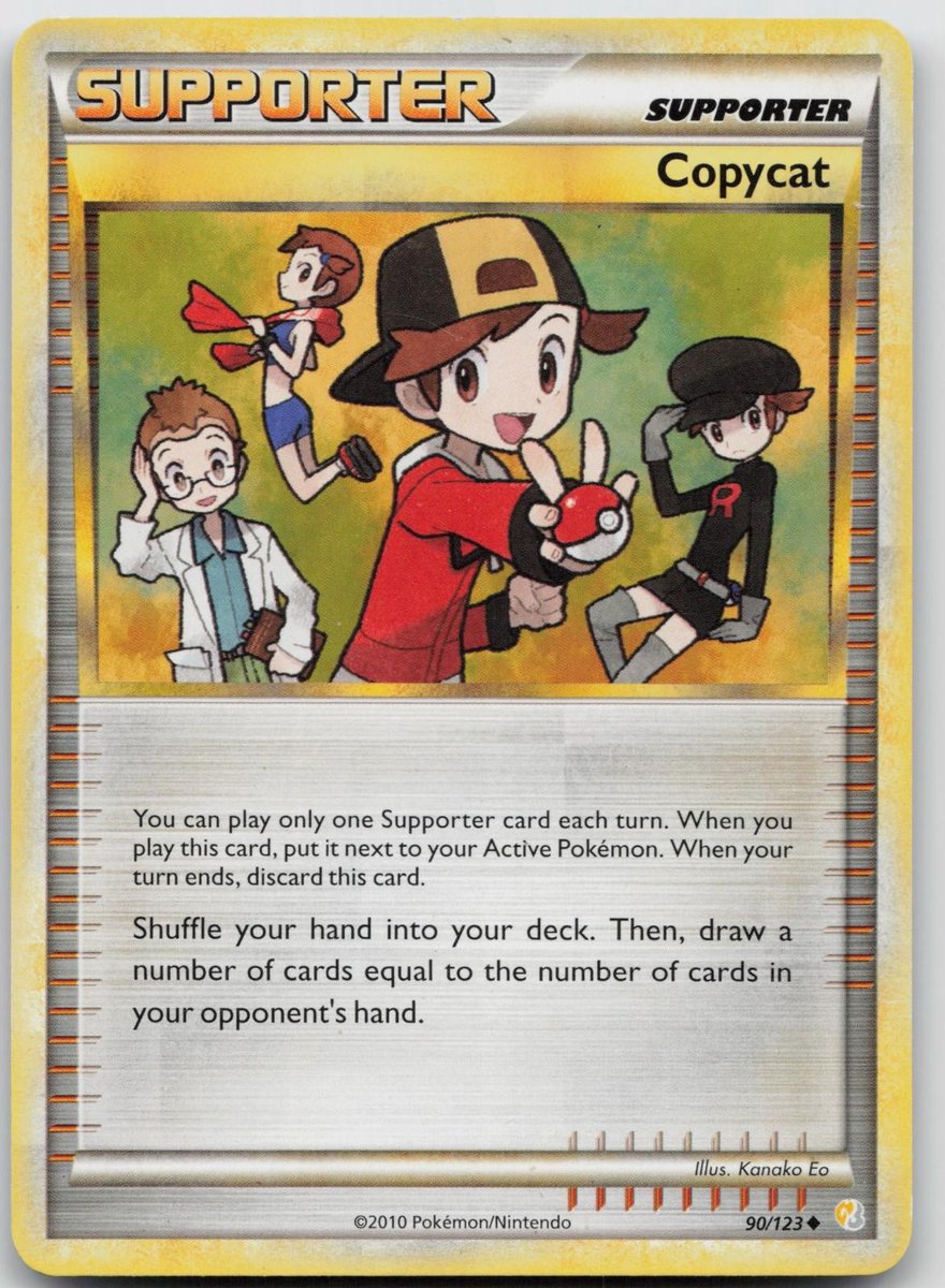 Copycat 90/123 Pokemon non comune HeartGold & SoulSilver giocato moderatamente