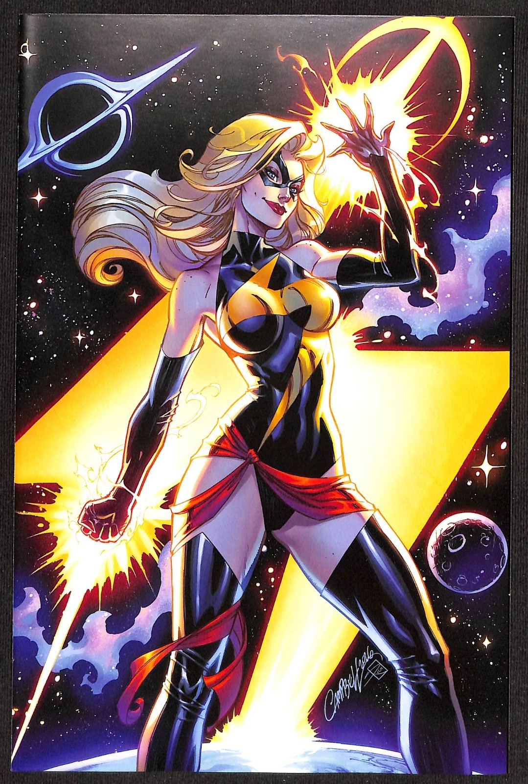 Captain Marvel Dark Past #1 J. Scott Campbell 1:100 Virgin Variant