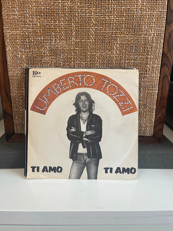 Disco 45 giri Umberto Tozzi – Ti Amo – 7" 45rpm – CGD 5272 – Italia 1977 – Festivalbar
