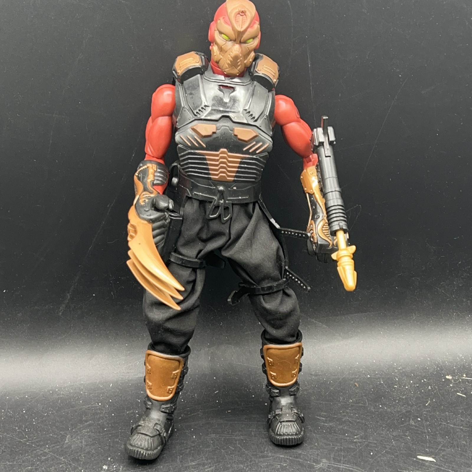 Hasbro G.I. Joe Cobra Claws Spytroops Action Figure Plastic 12 Inch (incomplete)