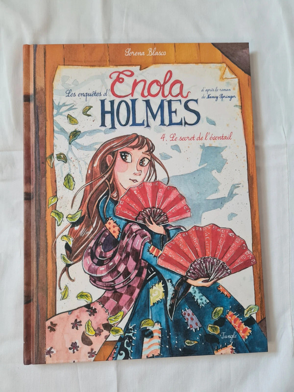 Enola Holmes von Serena Blasco Band 4 Le secret de l' éventail, neuwertig