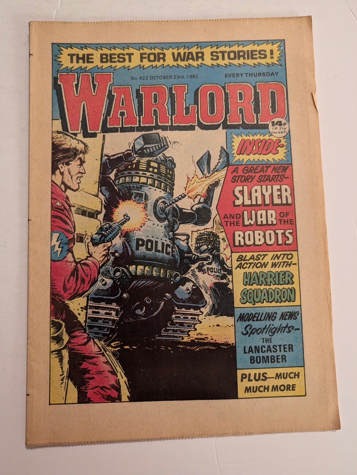 Warlord Comic No 422, October 23rd 1982.