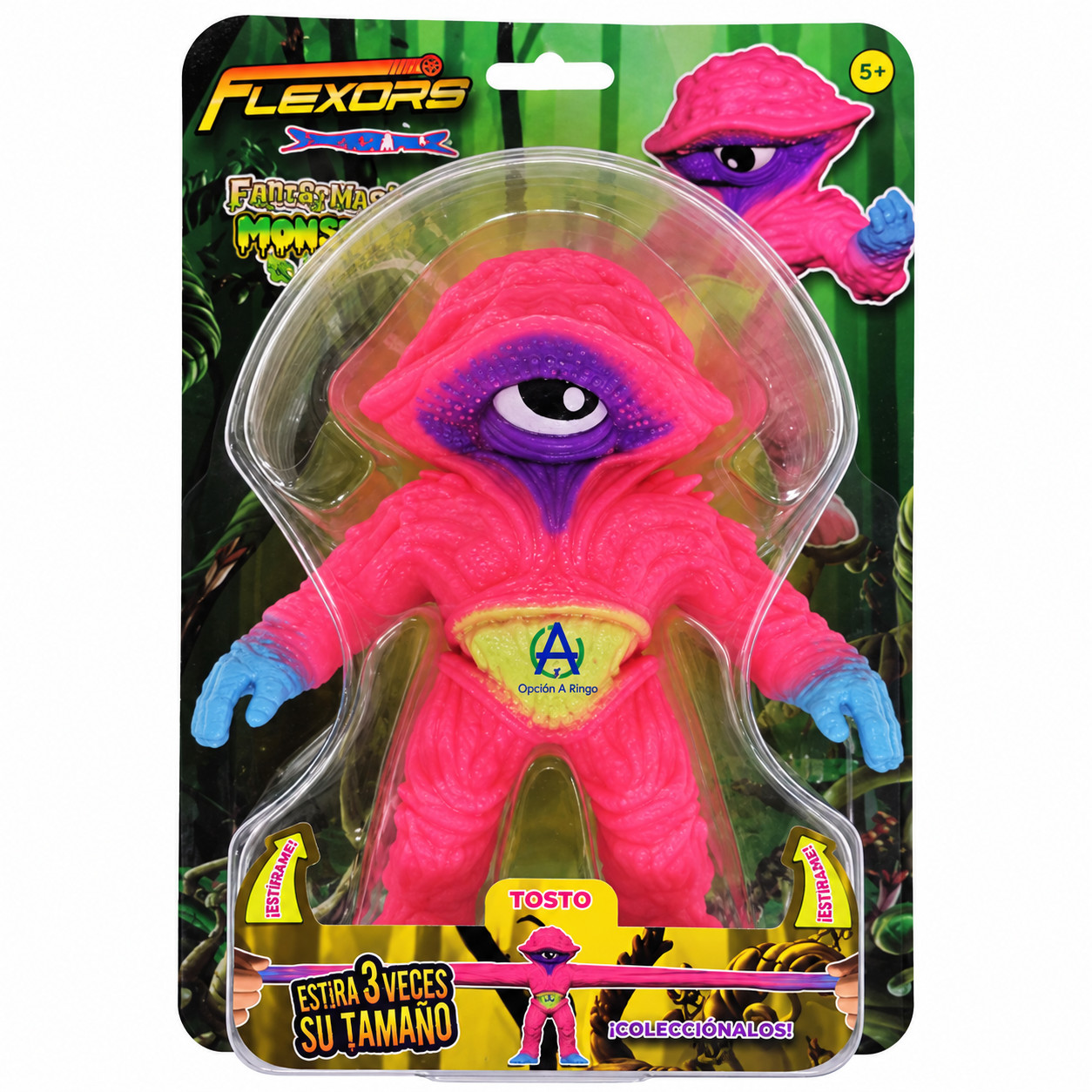 Totso Flexors Stretch Action Figure Mostri Guerrieri Flessibili Made In Mexico
