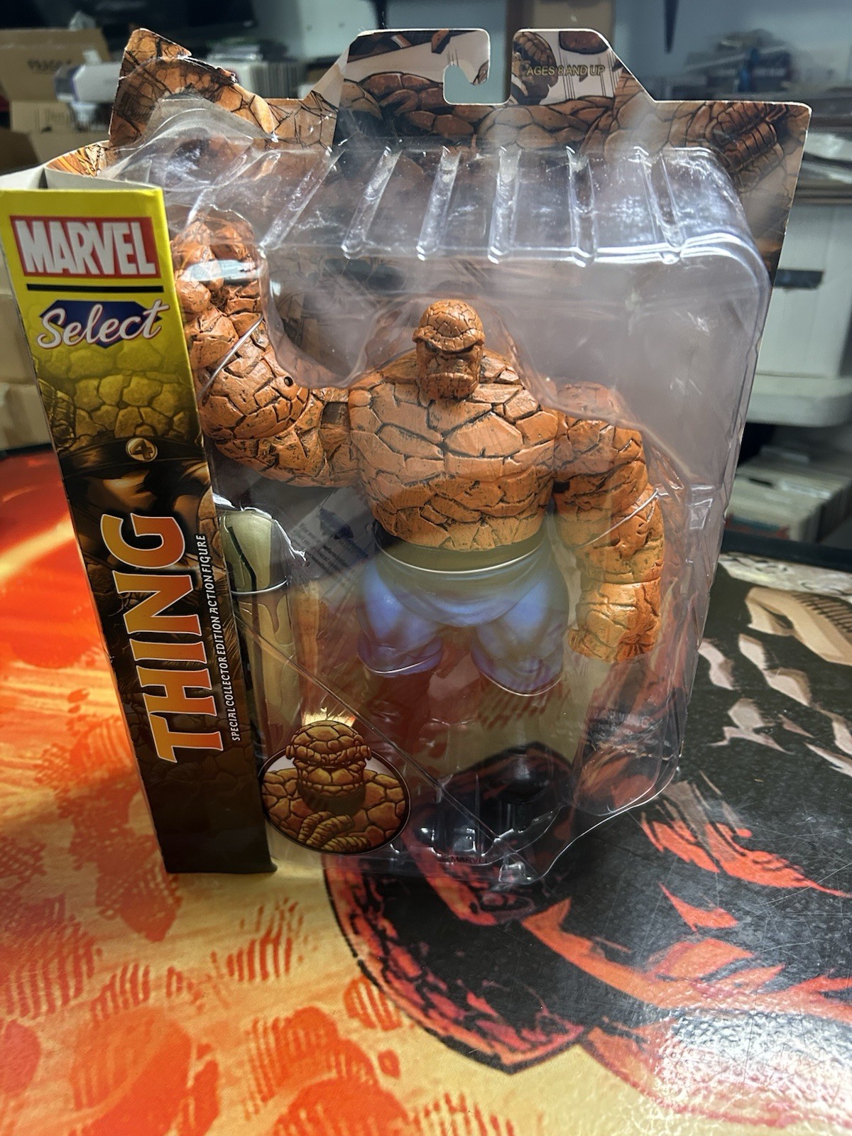 Marvel Select The Thing Fantastic Four action figure fumetto nuovo sigillato