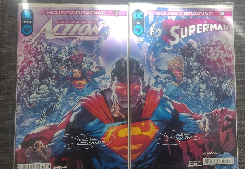 Superman - Action Cómics firmado Sandoval / Sánchez