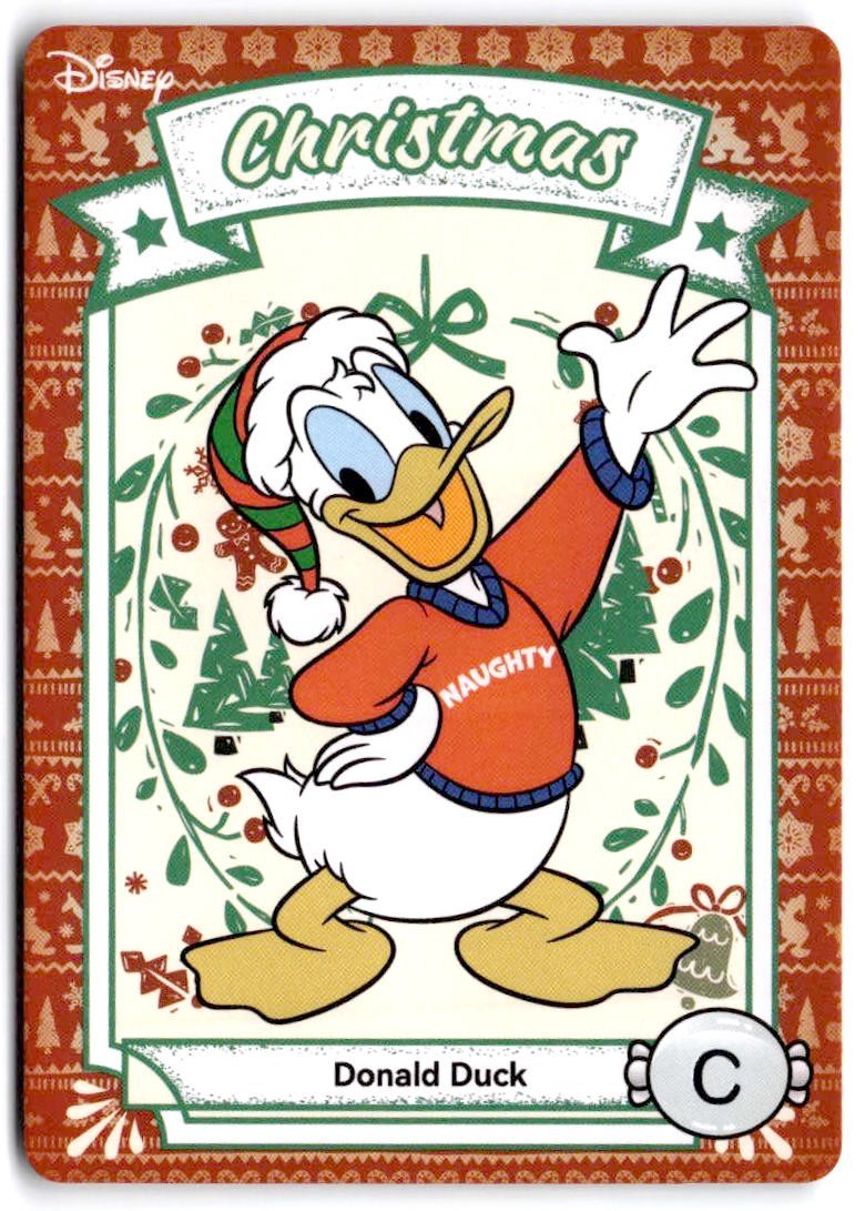 Disney Paperino Biglietto di Natale Divertente Anime Biglietto da Collezione