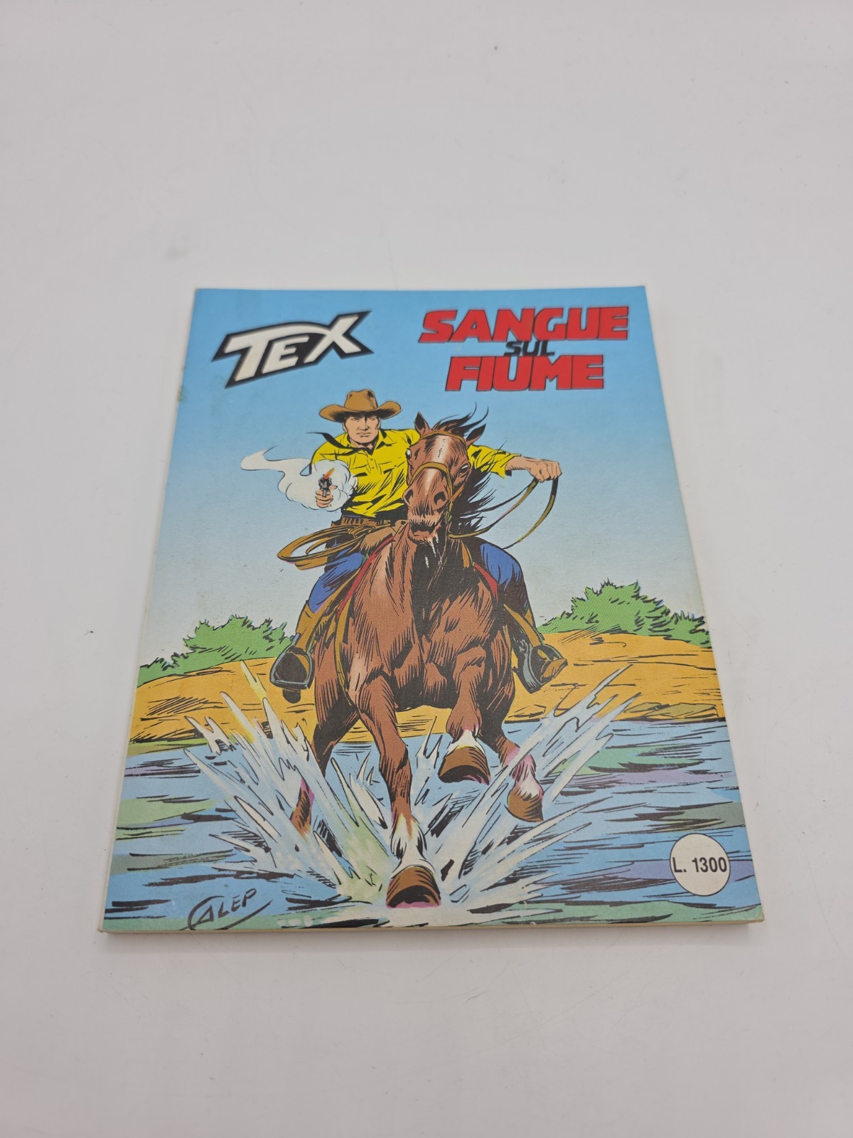 TEX 315 SANGUE SUL FIUME - GENNAIO 1/1987 1° EDIZIONE "PERFETTO"