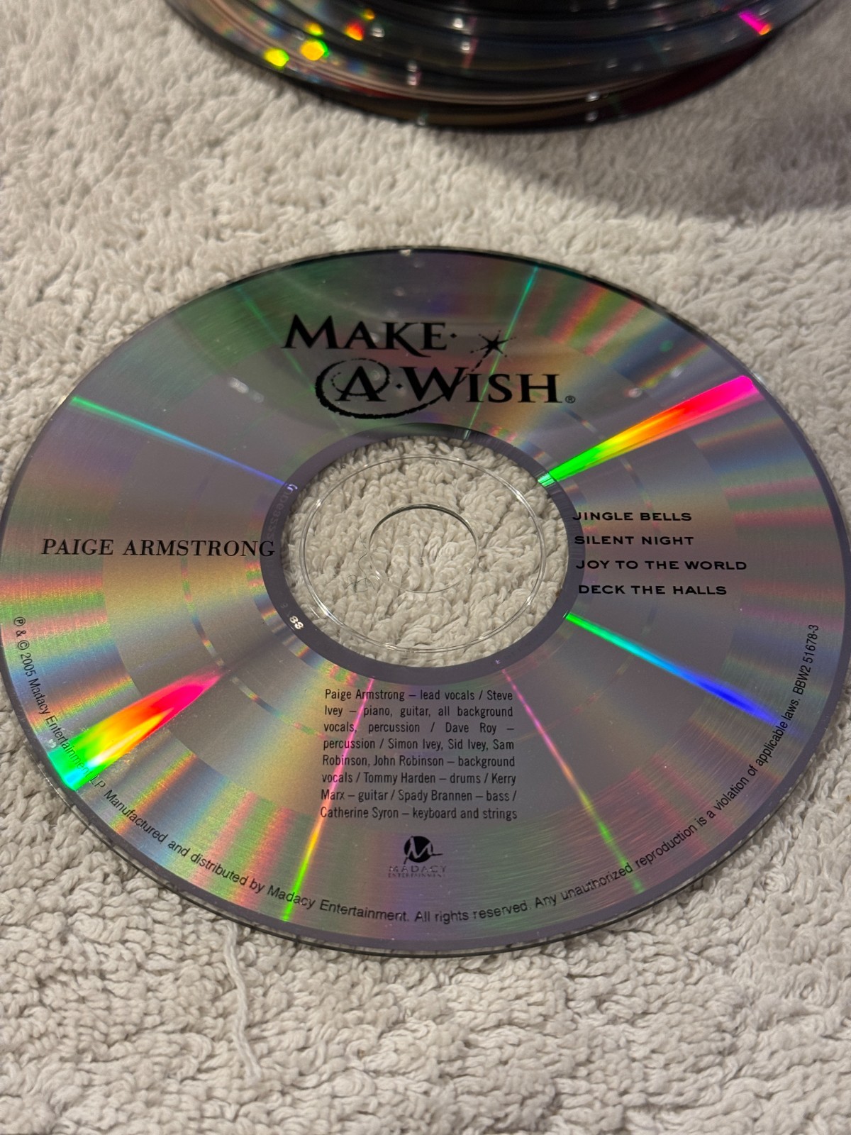 Make a Wish - Paige Armstrong Christmas CD - CD ONLY IN GOOD CONDITION!!!