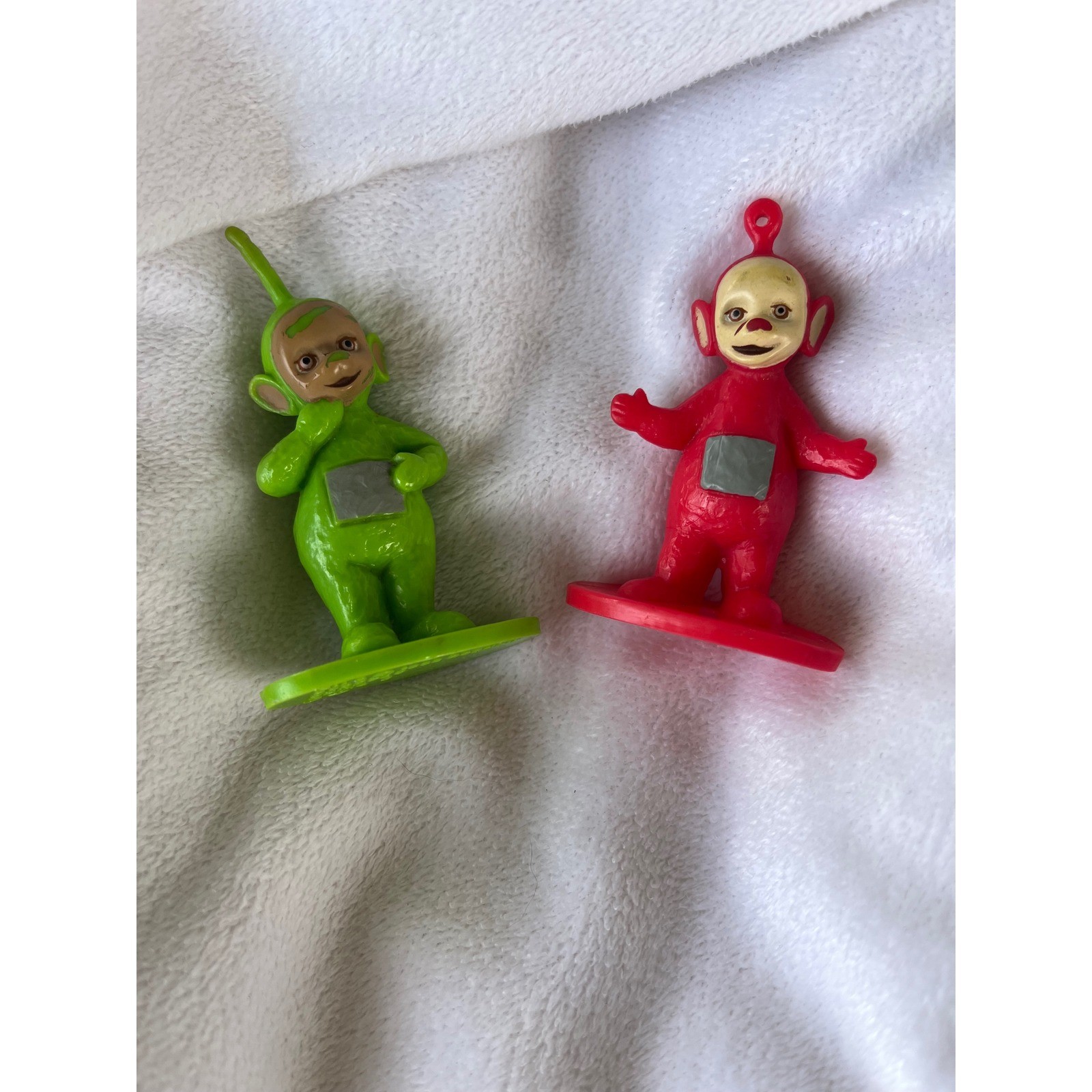 Vintage 1998 Teletubbies DecoPac Cake Topper Figures Dipsy Po Ragdoll Lot of 2