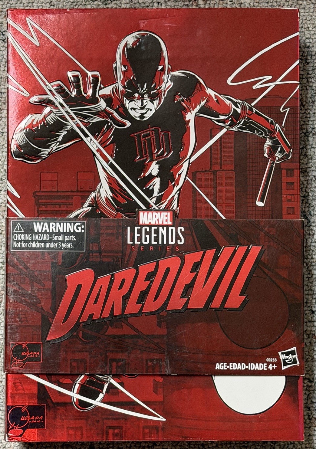 Marvel Legends “12 SDCC 2017 Daredevil  Complete