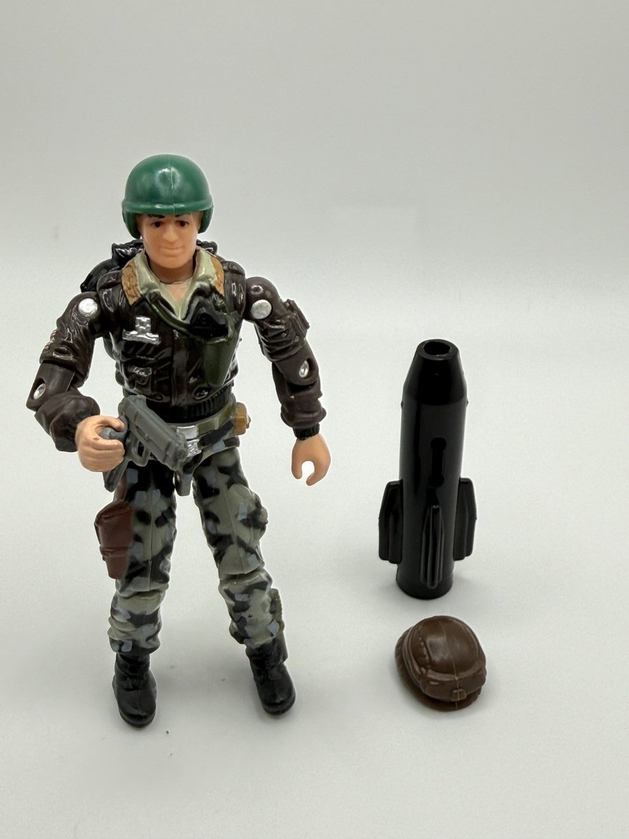 Vintage GIJOE 1997 A-10 Thunderbolt Pilot General Hawk V5 Commander *COMPLETO