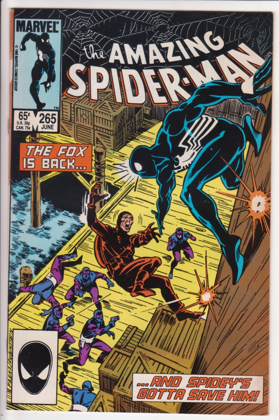 The Amazing Spider-Man #265, Marvel Comics 1985 FN+ 6.5 primo zibellino argento!