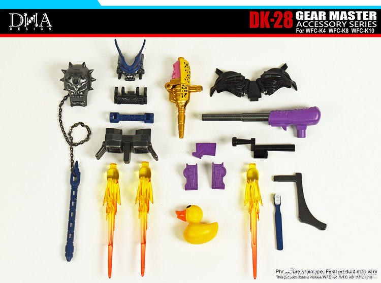 DNA Design DK-28 Upgrade Kit for Kingdom Primal Cheetor Megatron - No Figure