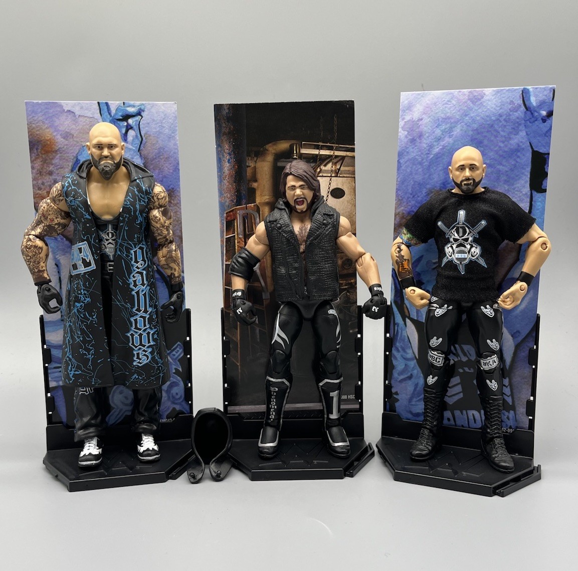 WWE AJ Styles Mattel Elite Series 51 Luke Gallows & Karl Anderson Series 56 OC