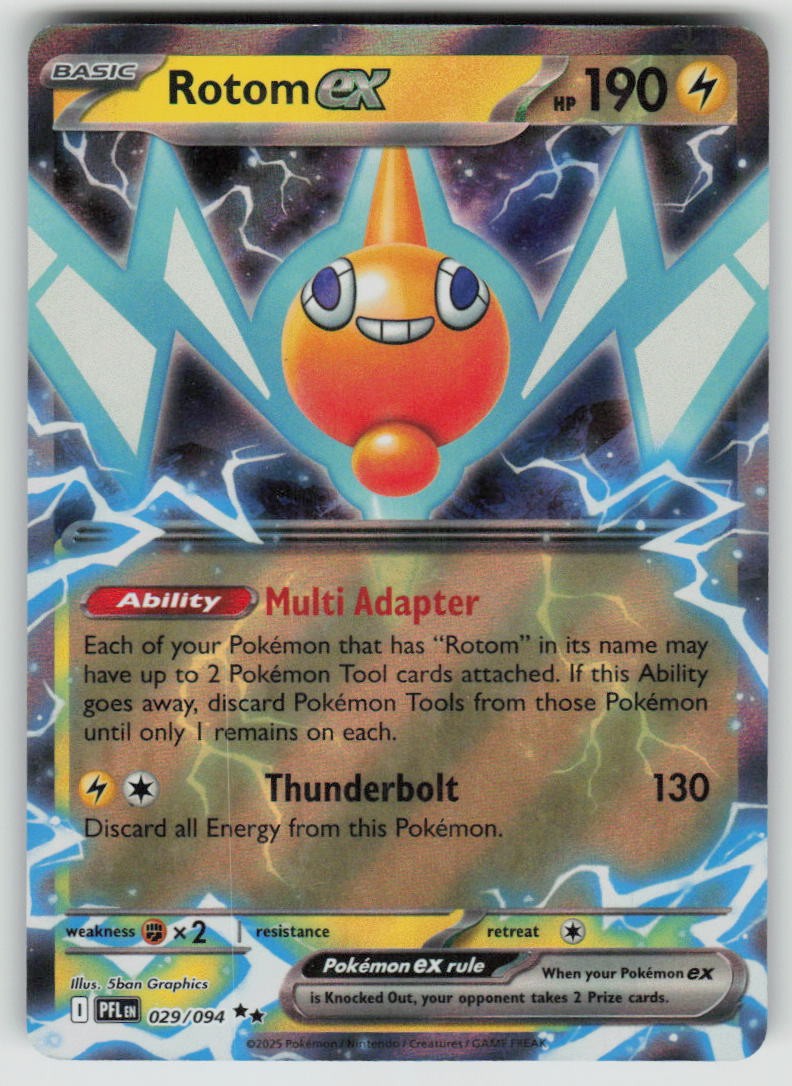 Pokemon Rotom ex 029/094 Fiamme Fantastiche Holofoil