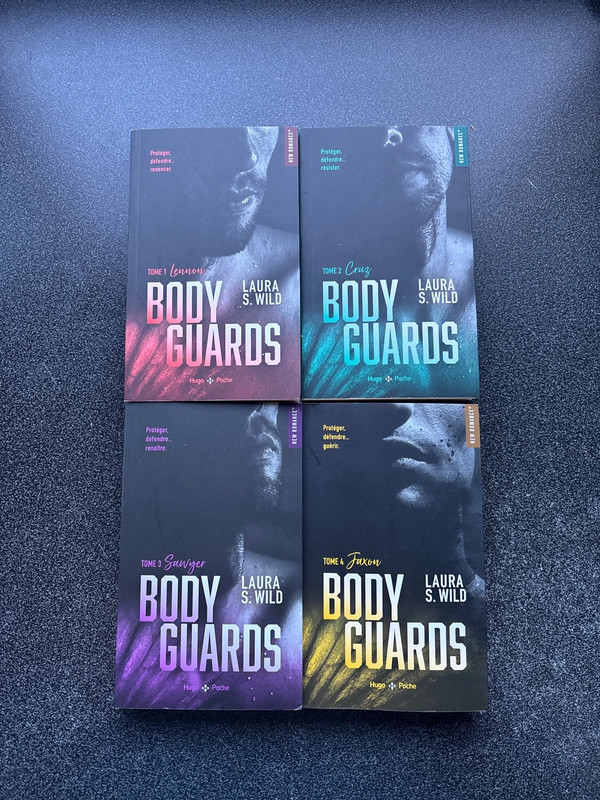 4 livres série bodyguard Laura S.Wild
