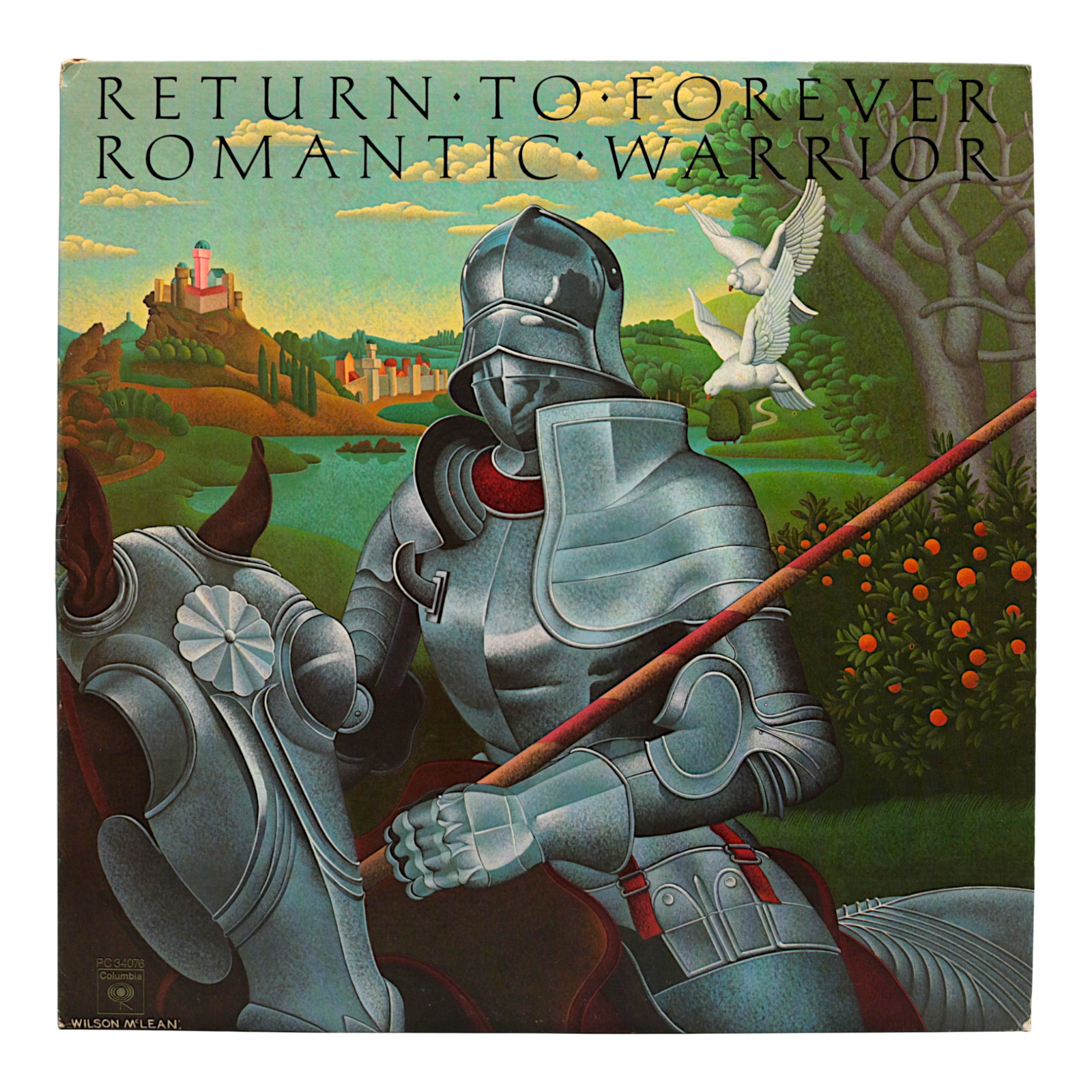 Return to Forever Romantic Warrior LP Columbia PC 34076 1976 Jazz Fusion VG+