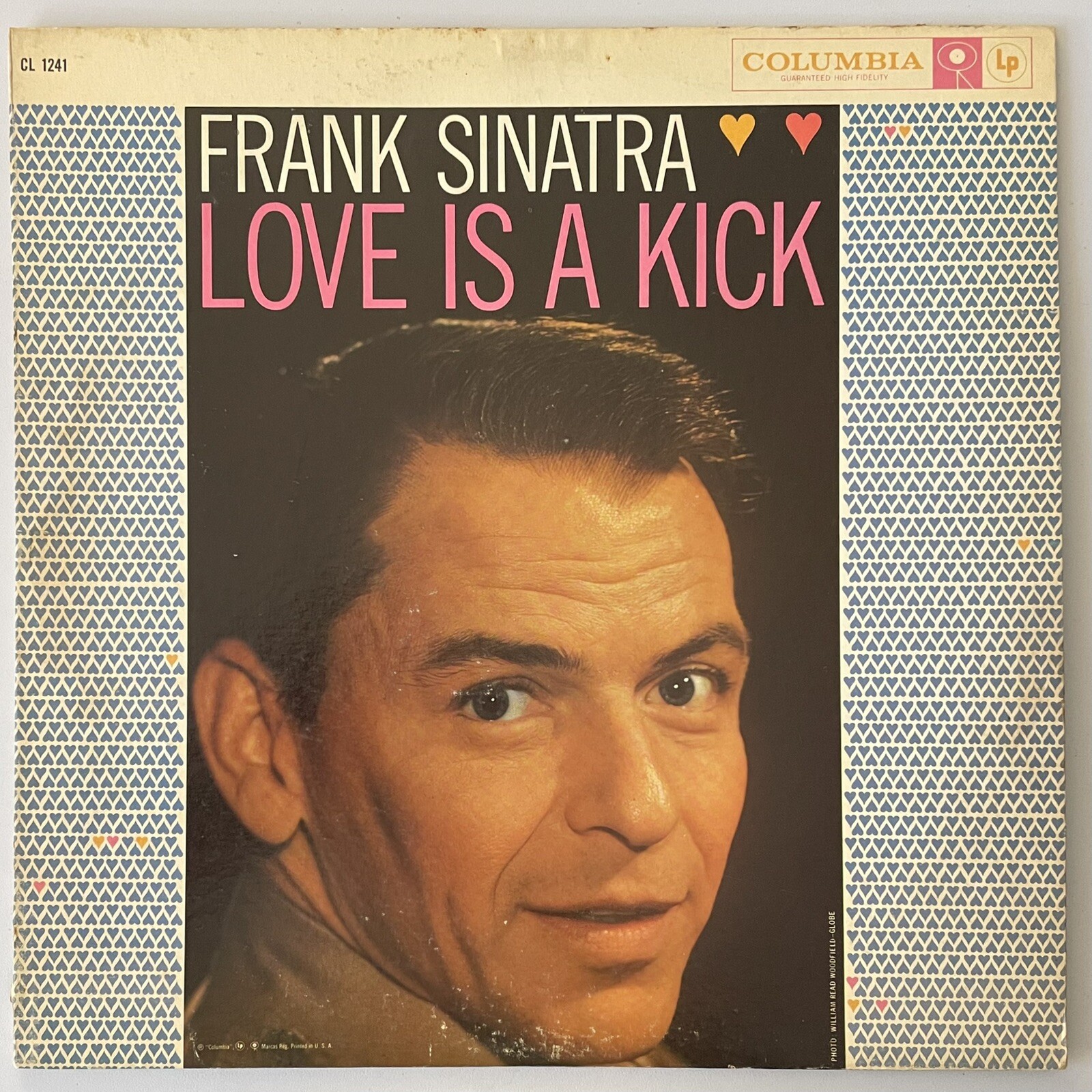 Frank Sinatra - Love is a Kick - Columbia CL 1241 Record Album Vinyl LP - 6 Eye