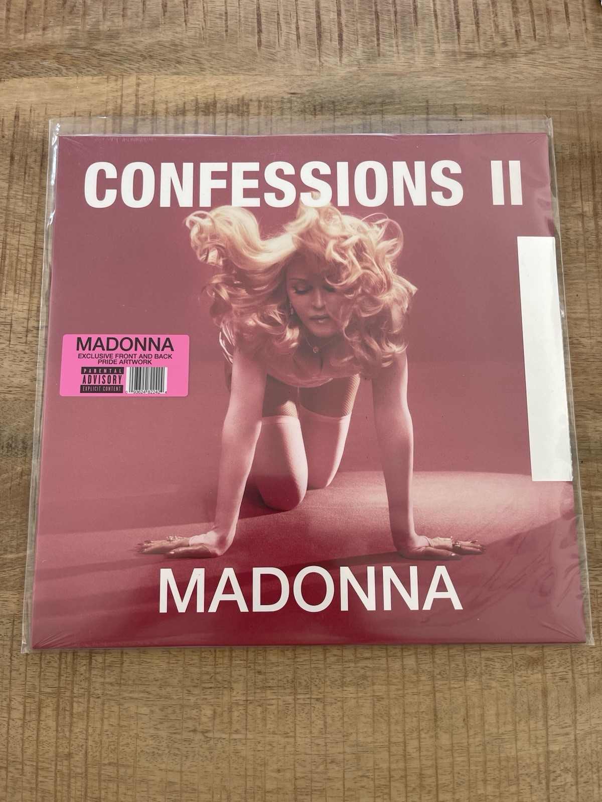 MADONNA - CONFESSIONS II - LP 12'' VINYL SPECIAL PRIDE ARTWORK NEW SEALED RARE