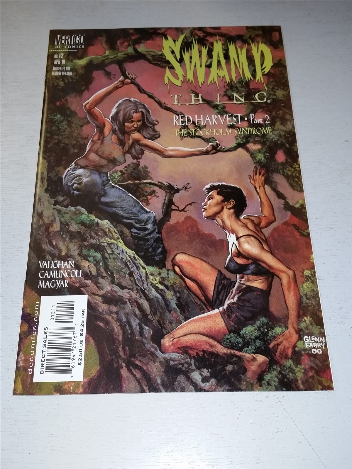 SWAMP THING #12 VF (8.0 OR BETTER) APRIL 2001 DC VERTIGO COMICS