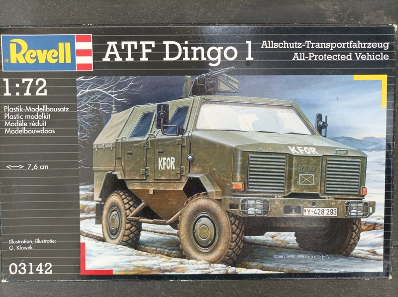 Model of modern german armoured recce vehicle 1/72