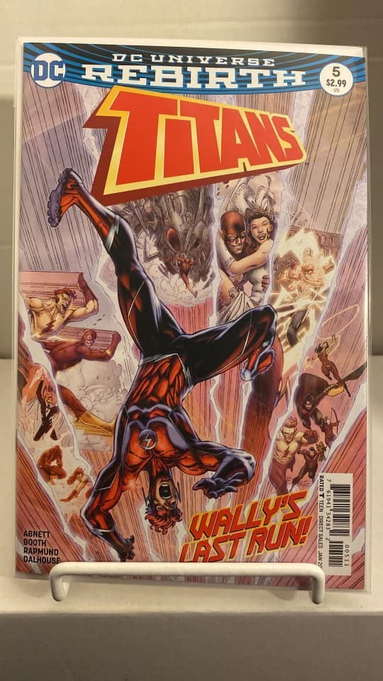 33866: RED 5 COMICS TITANS: REBIRTH #5 grado quasi nuovo