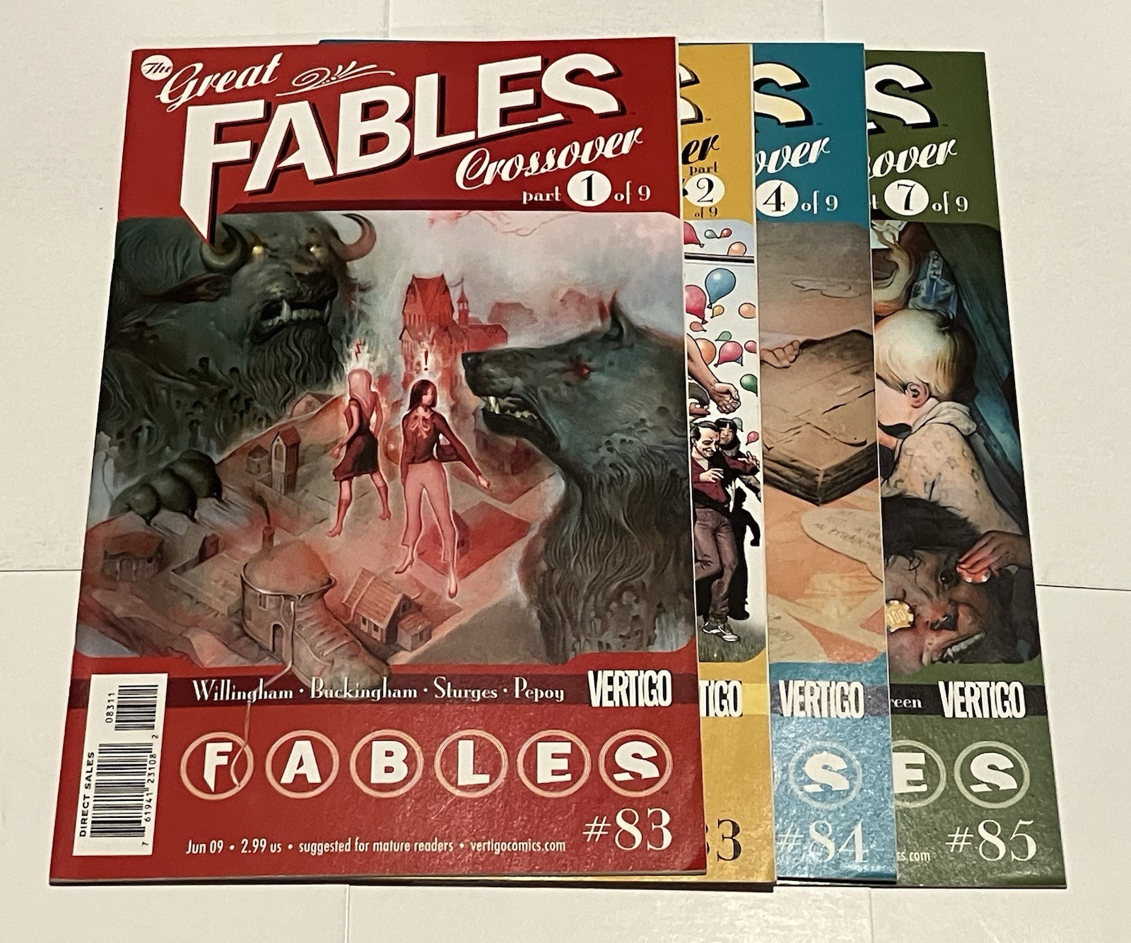 Fables #33 83 84 95 ( DC/Vertigo) condizioni FN