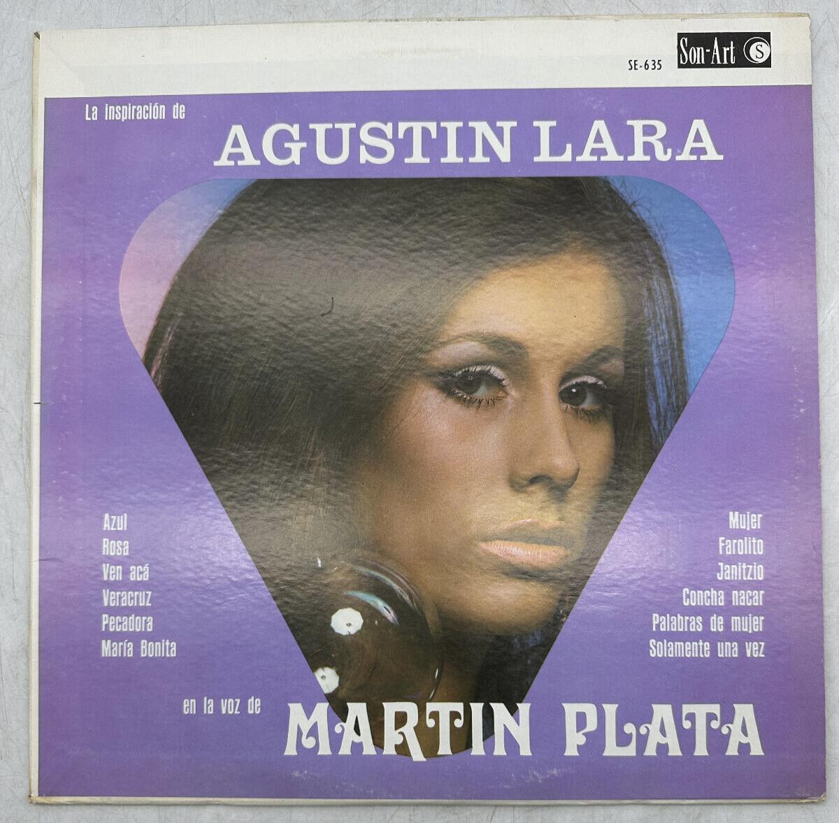 Martin Plata – La Inspiracion de Agustin Lara Son-Art SE 635 VG/VG+