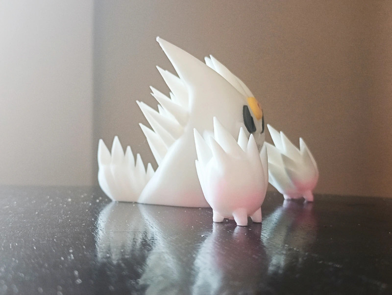 Mega Gengar Pokémon Stampa 3D Artigianale – Decorazione da Collezione – Fatto a Mano