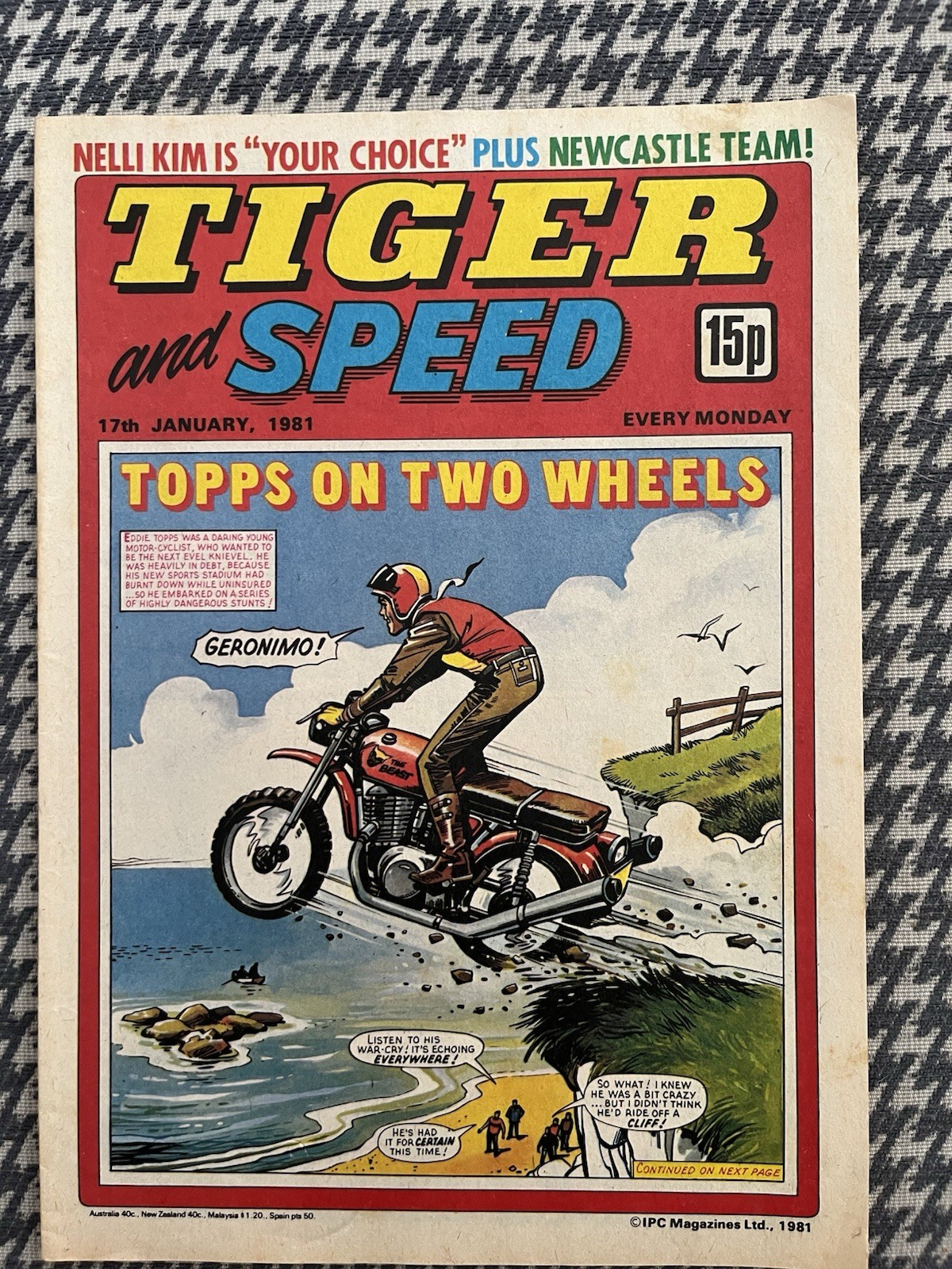 Tiger and Speed Comic 17th January 1981 VF