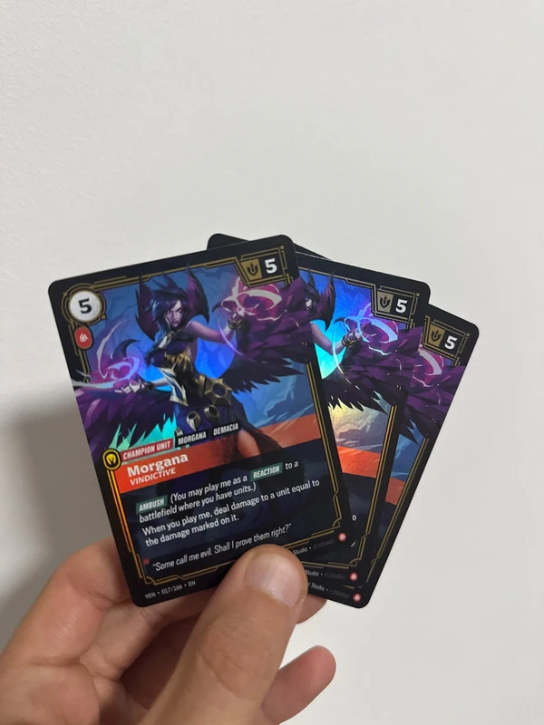 Morgana vindictive vendetta riftbound playset ps