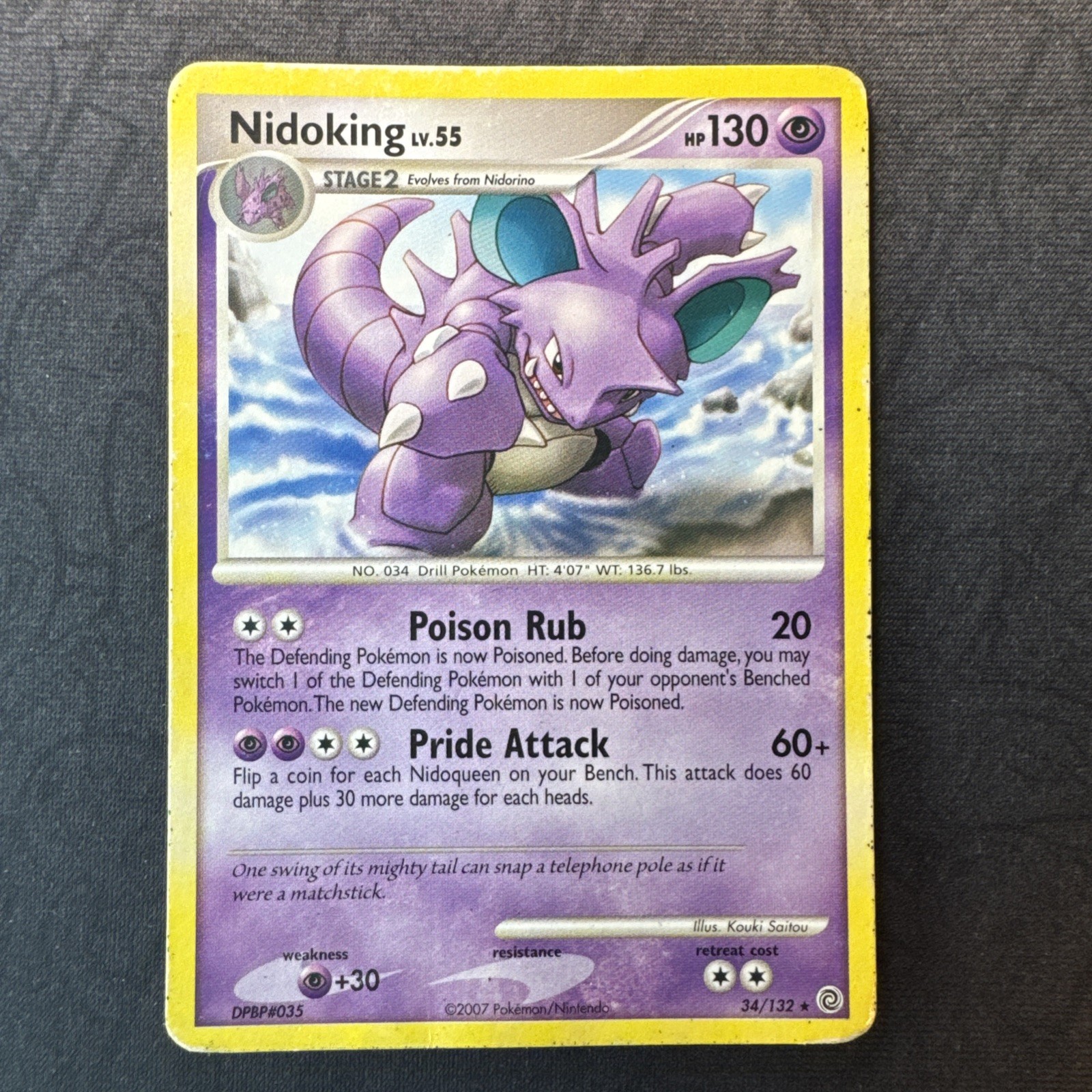 Nidoking 34/132 Meraviglie Segrete Pokemon Regolare