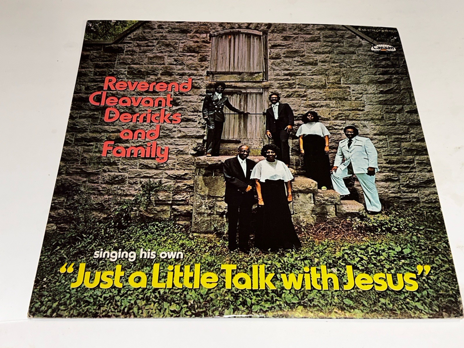 Reverend Cleavant Derricks and Family Just a Little Talk with Jesus LP 141