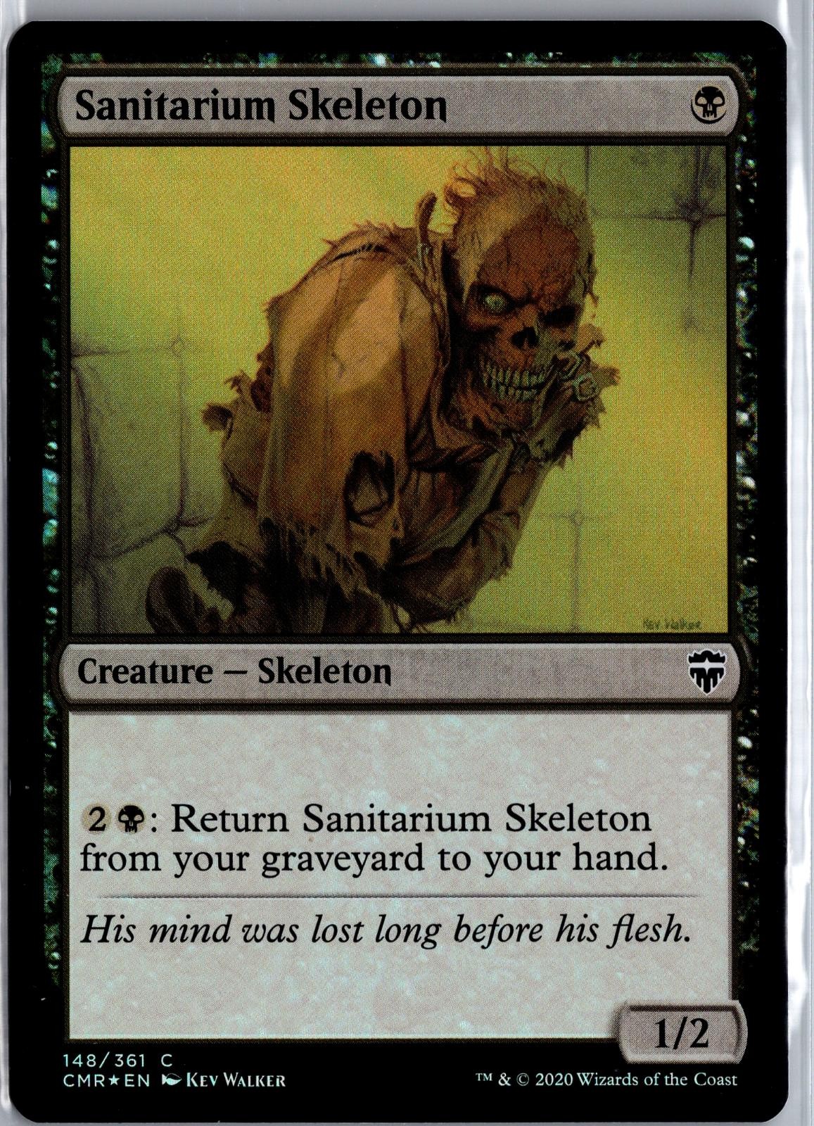 Sanitarium Skeleton 148 Common Commander Legends Magic: The Gathering Foil LP