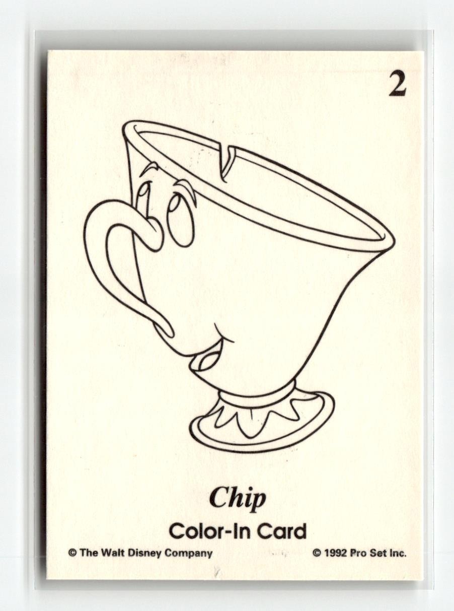 Carta Pro Set 1992 La Bella e la Bestia