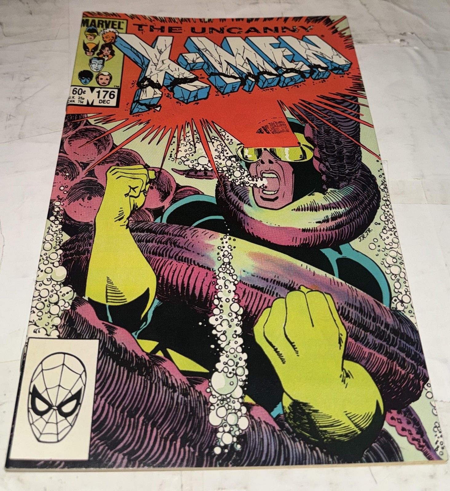 Vintage The Uncanny X-Men #176 Marvel Comics 60¢ Copertina Ciclope 1983 Età del Bronzo