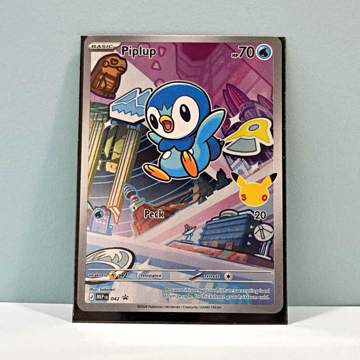 The Pokémon Company Piplup 042 ME Mega Evoluzione Promo Holo EN 2026 70HP