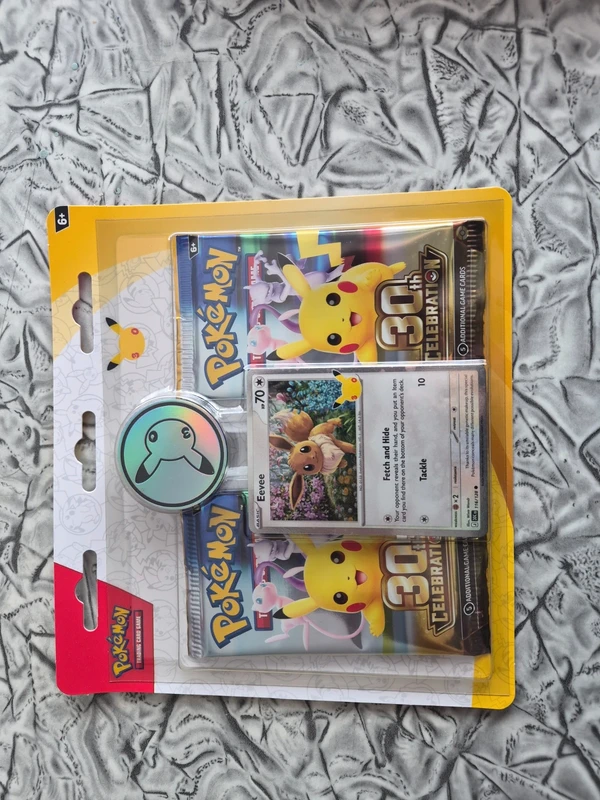 Pokemon 30 celebration eevee 2 pack blister