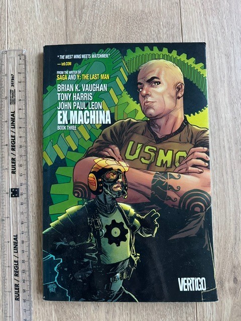 Ex Machina Book 3 Vertigo graphic novel comic Brian K Vaughan - USED