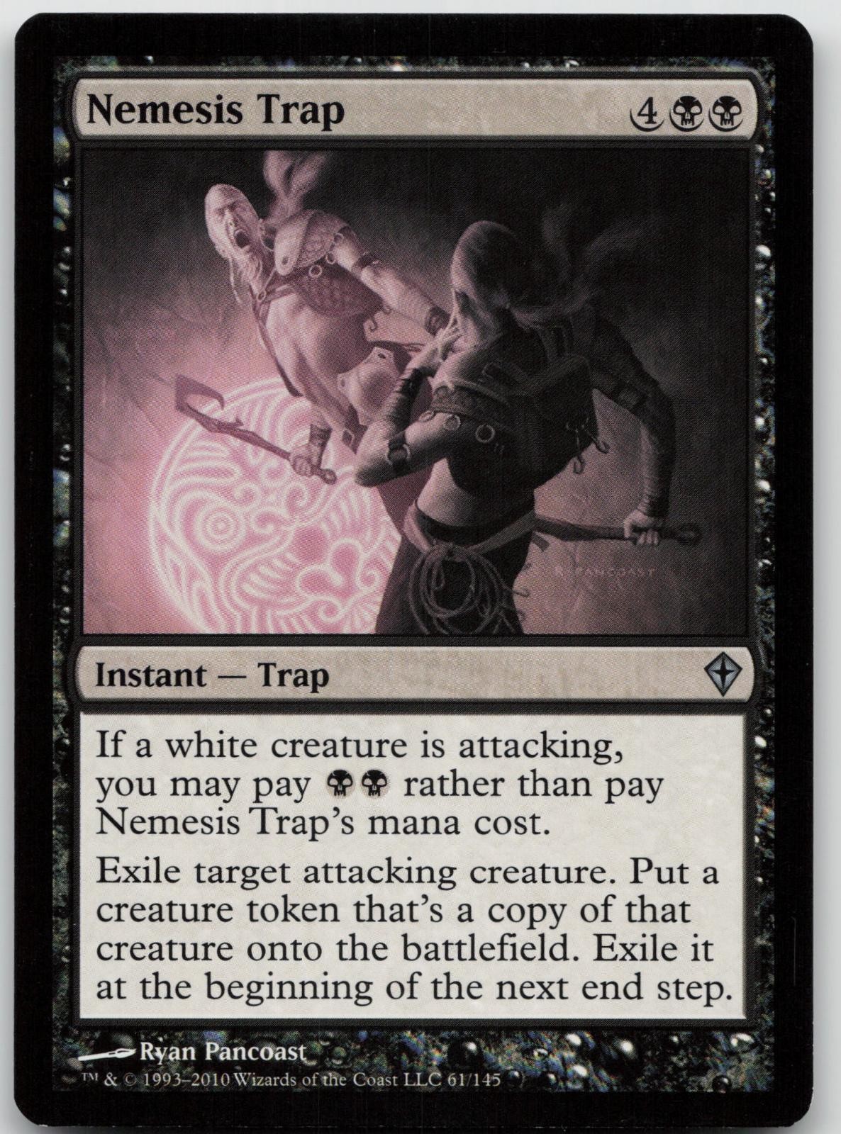 Nemesis Trap 61 Uncommon Worldwake Magic: The Gathering giocato leggermente