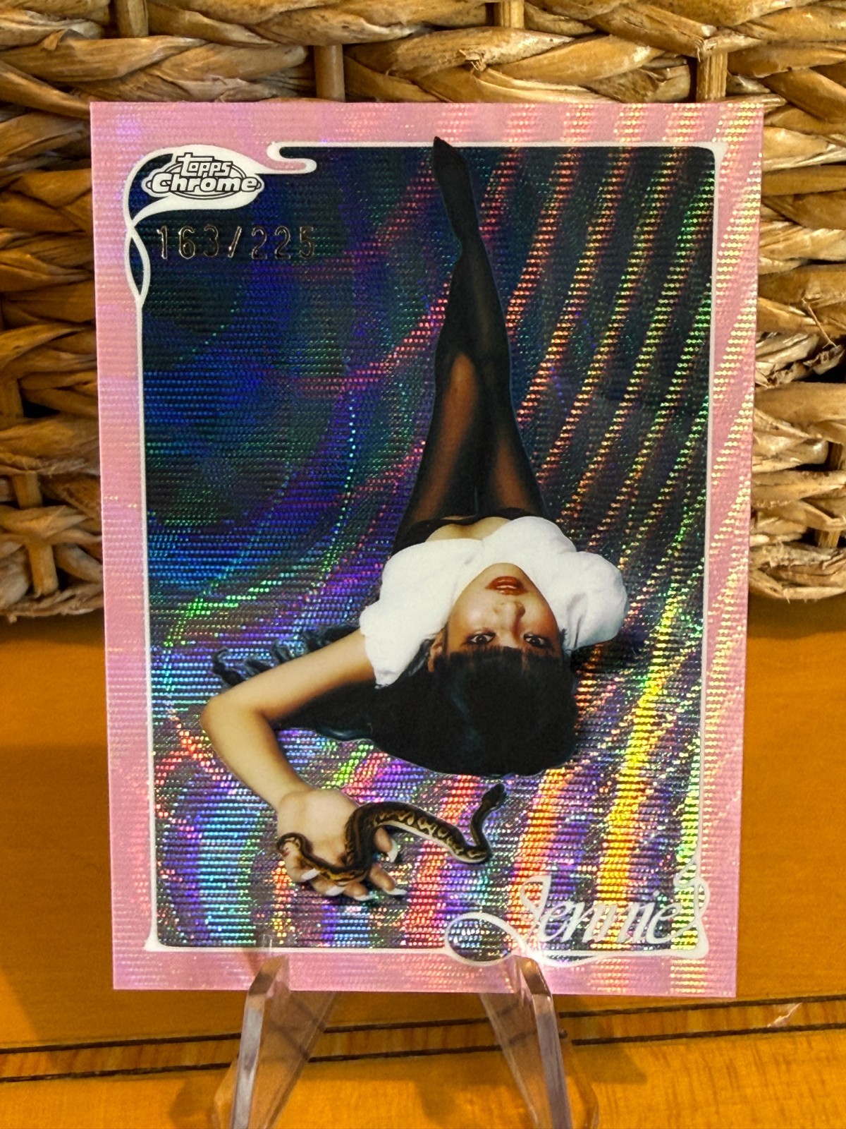 1376 2026 TOPPS CHROME JENNIE REFRACTOR #2 PINK 163/225