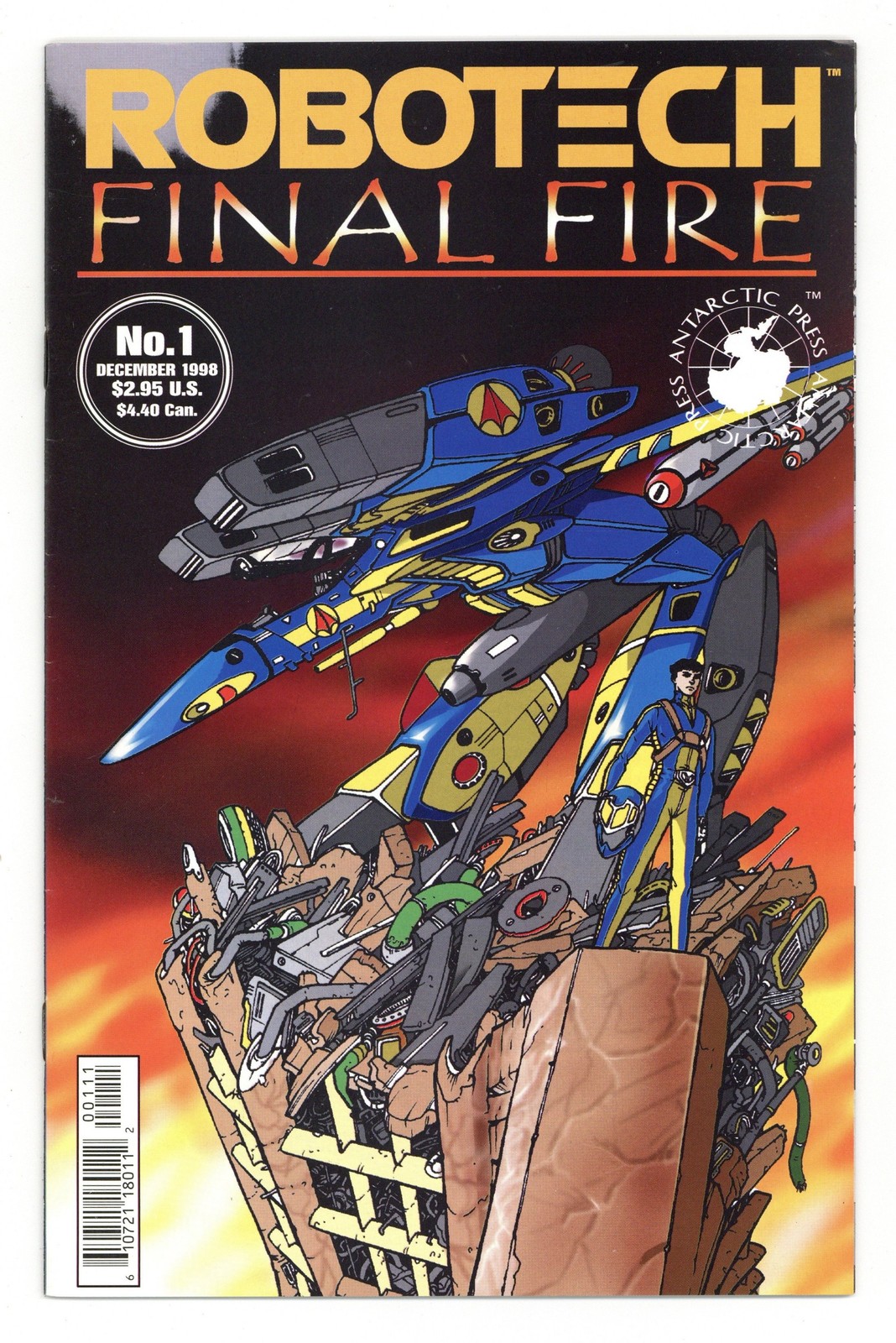Robotech Final Fire #1 VF 8.0 1998