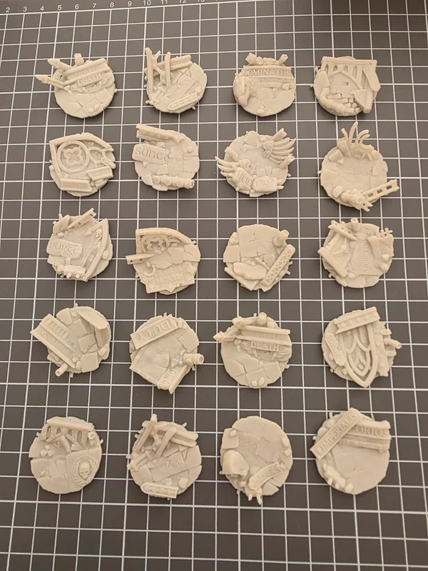Pack 20 toppers 32mm Ruins