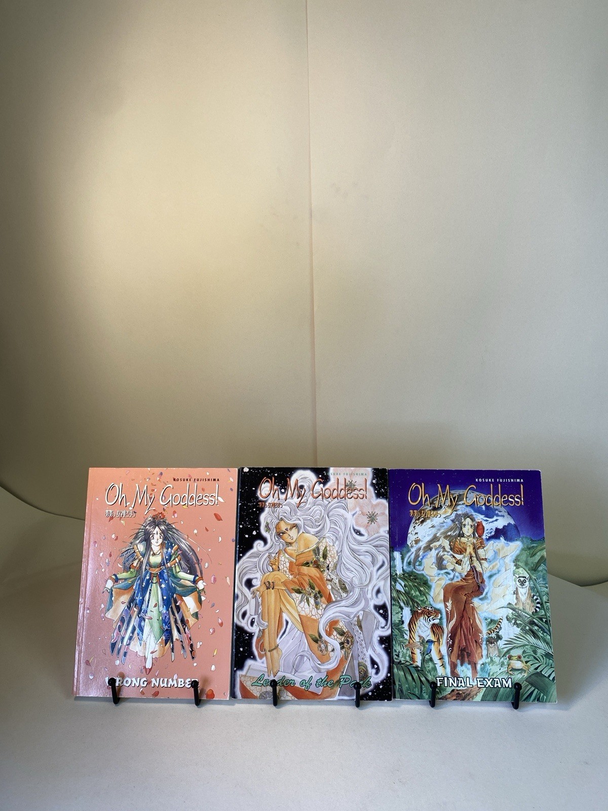 Oh My Goodness! By Kosuke Fujishima Volumes 1,2,3 Manga Paperback Book Bundle