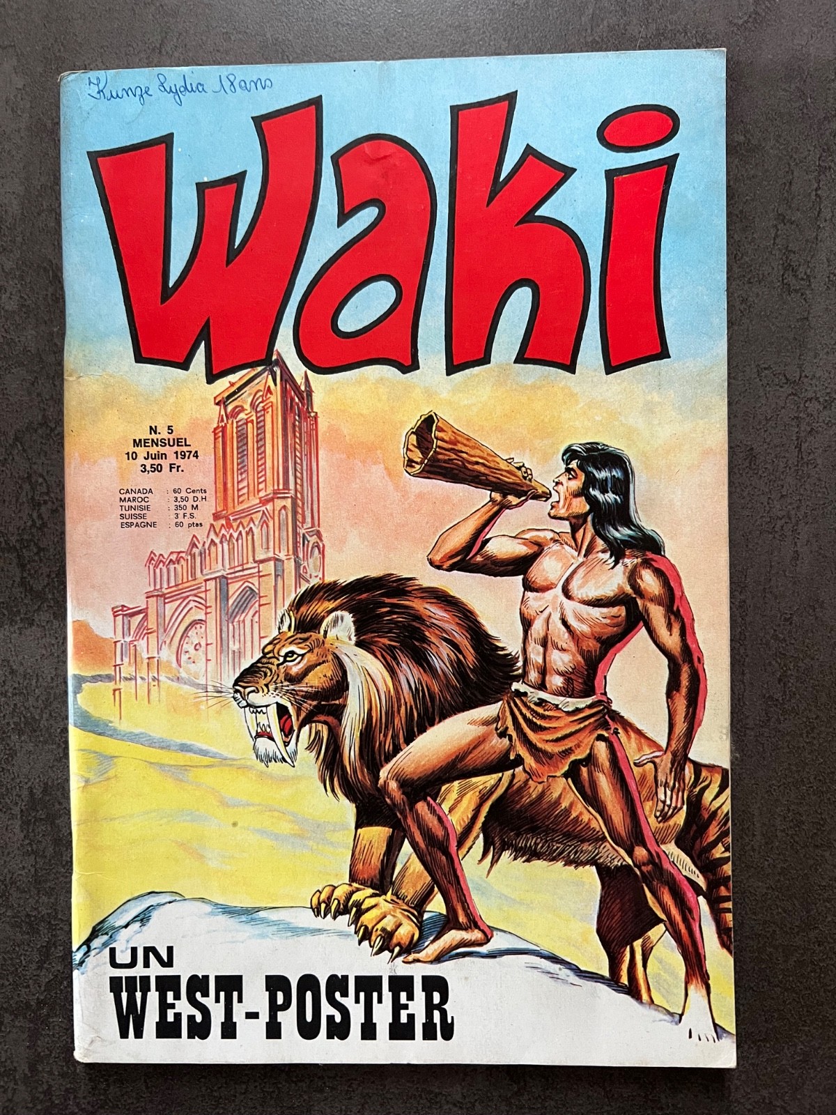 LUG / WAKI    / NUMEROS  5  /  JUIN  1974  /  AVEC  POSTER