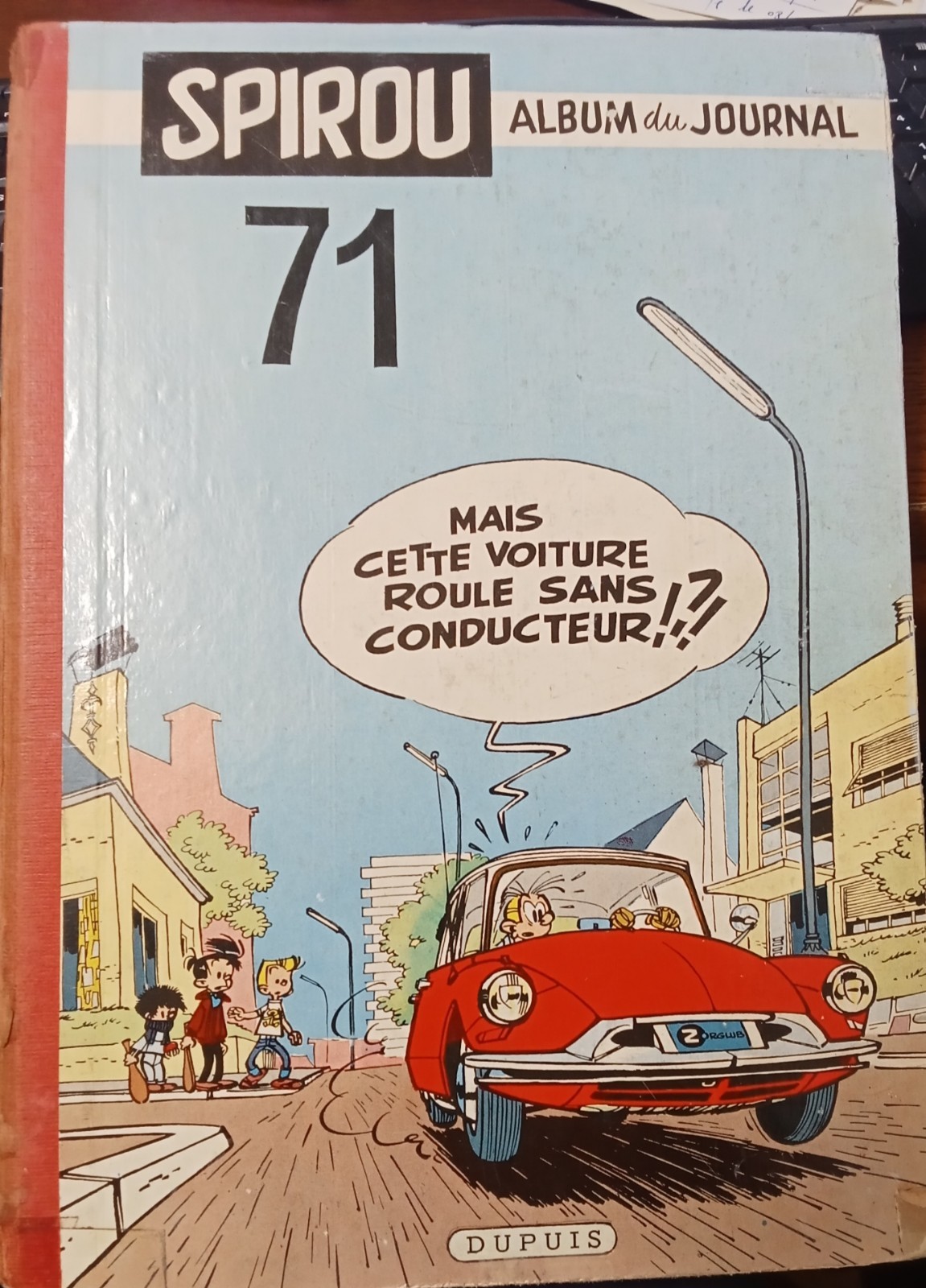 SPIROU recueil n ° 71 de 1959. . Couverture de André Franquin.